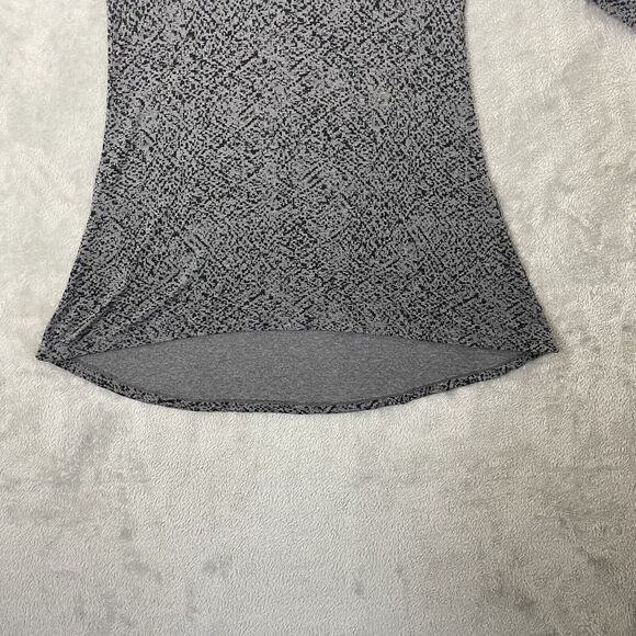 Cuddl Duds T Shirt Dress Women's Gray Long Sleeve Cowl Neck Stretch SZ/M - Picture 5 of 12